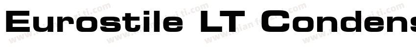 Eurostile LT Condens字体转换